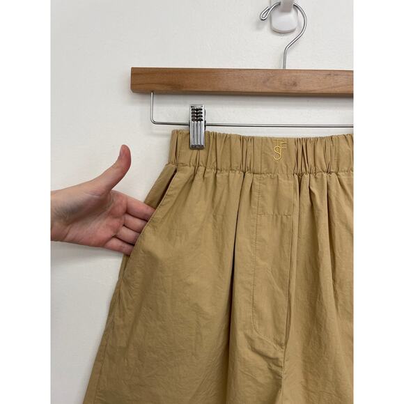 The Frankie Shop Lui Organic Cotton Boxer Short Relaxed Pull On Elastic Waist XS - Picture 5 of 10